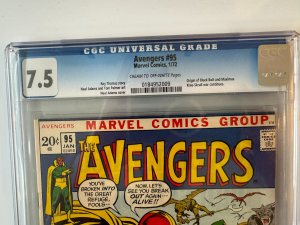 Avengers #95 CGC 7.5 =  Marvel Inhumans Kree (1972)