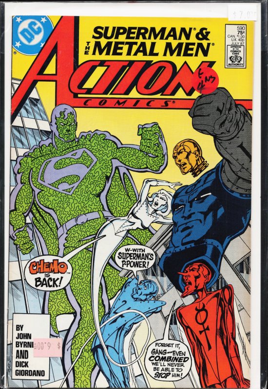 Action Comics #590 (1987) Metal Men