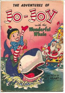 Adventures of Jo-Joy 1952-W.T. Grant-Wonderful Whalet-Santa Claus-VG