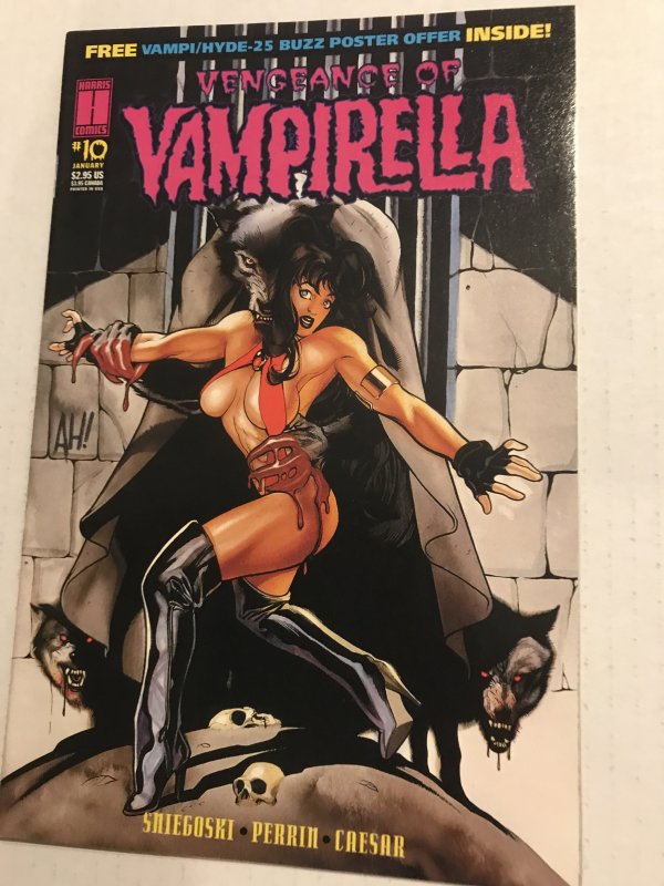 Vengeance of Vampirella #10 : Harris 1/95 NM-; Adam Hughes Cover