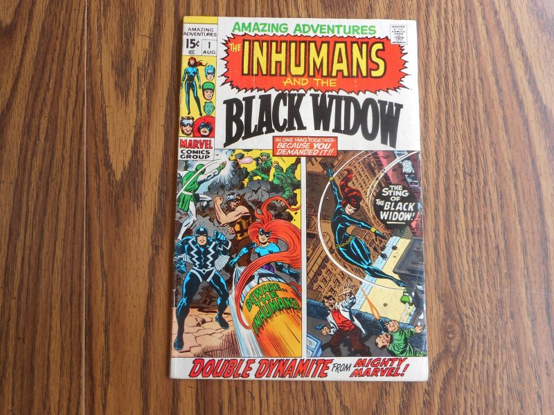 AMAZING ADVENTURES # 1 CLASSIC JACK KIRBY COVER & ART  KEY  BLACK WIDOW !!!!