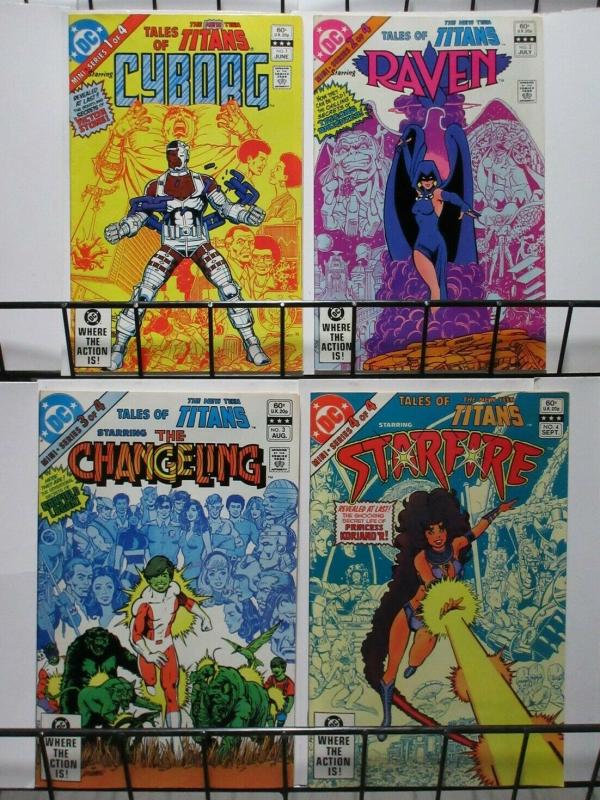 TALES OF THE NEW TEEN TITANS (1982 MINI) 1-4THE SET!