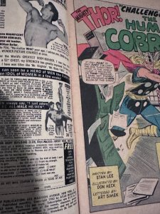 Journey into Mystery #98 (1963)introducing the cobra