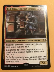 BELL BORCA, SPECTRAL SGT. : Magic the Gathering MTG card; COMMANDER LEGENDS, NM