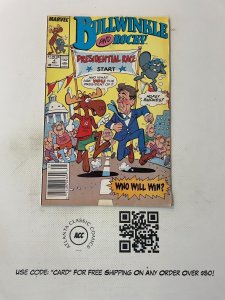 Bullwinkle & Rocky # 4 VF- Marvel Comic Book Ronald Reagan Cover Cartoon 7 J227