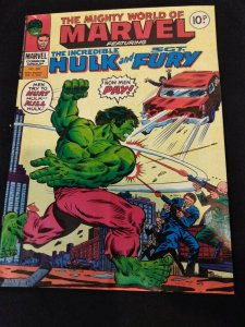 The Mighty World of Marvel #281 Hulk & Sgt Fury 1978 Comic Magazine UK VARIANT