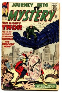 JOURNEY INTO MYSTERY #101 comic book 1964-THOR-AVENGERS CROSSOVER g-