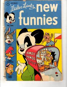 New Funnies #130 GD Dell Golden Age Comic Book Walter Lantz Woody Woodpecker JL8