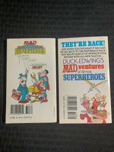 1982/90 MAD Almost Superheroes LOT 1st Print Paperback - Nick Meglin Collection