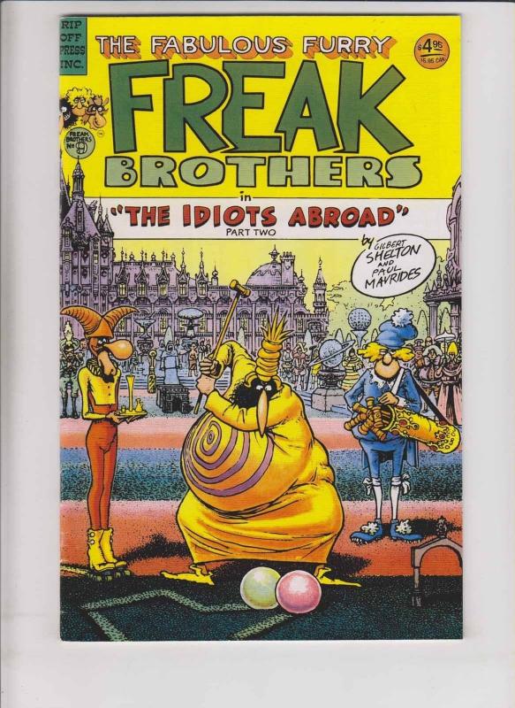 Freak Brothers #9 VF- (7th) rip off press GILBERT SHELTON underground comix