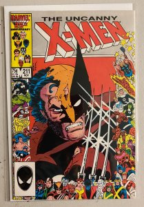 Uncanny X-Men #211 Direct Marvel 1st Series (8.0 VF) (1986)