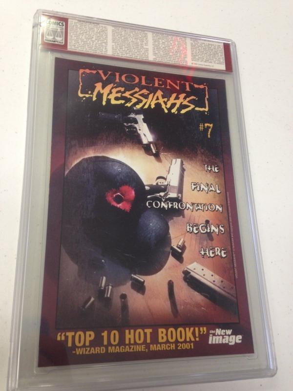 Violent Messiahs Wizard 1/2 Mail Away CGC Old Red Label 9.4 Crack Case