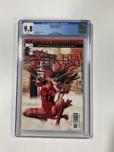 Elektra v2 #1 CGC 9.8 White Pages 2001 Marvel Comics