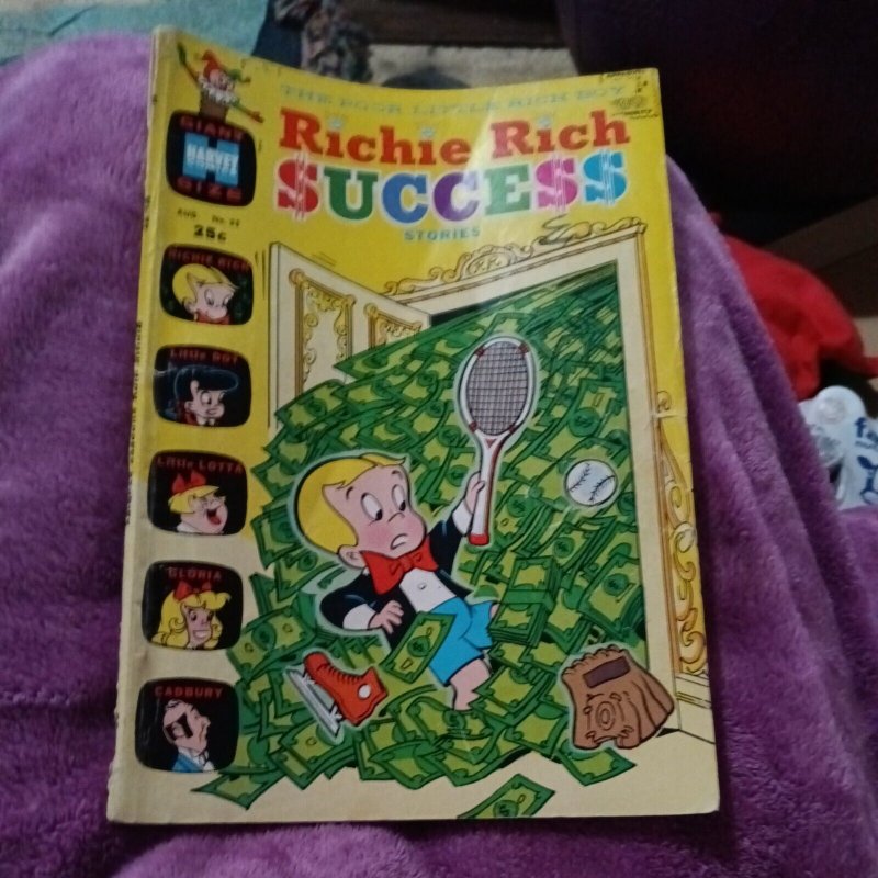 Harvey Comics The Poor Little Rich Boy RICHIE RICH SUCCESS Stories #33 giant siz