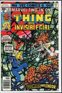 Marvel Two-in-One #32 (1977) Invisible Girl