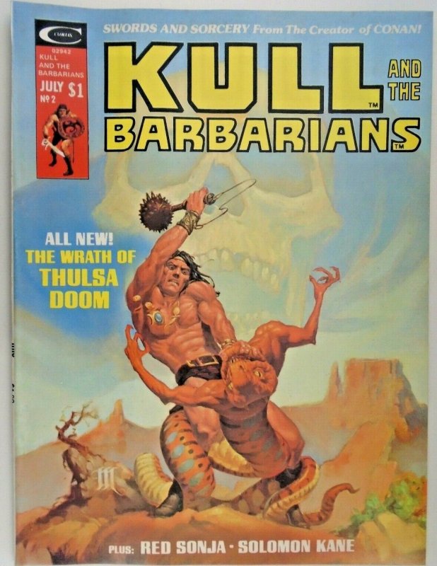 mm Kull and the Barbarians (1975, Marvel) #1vf, 2nm-, 3fn