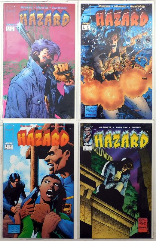 Hazard Lot of 4 #1, 2, 4, 5 (1996) Image Comics 1st Print Comic Books