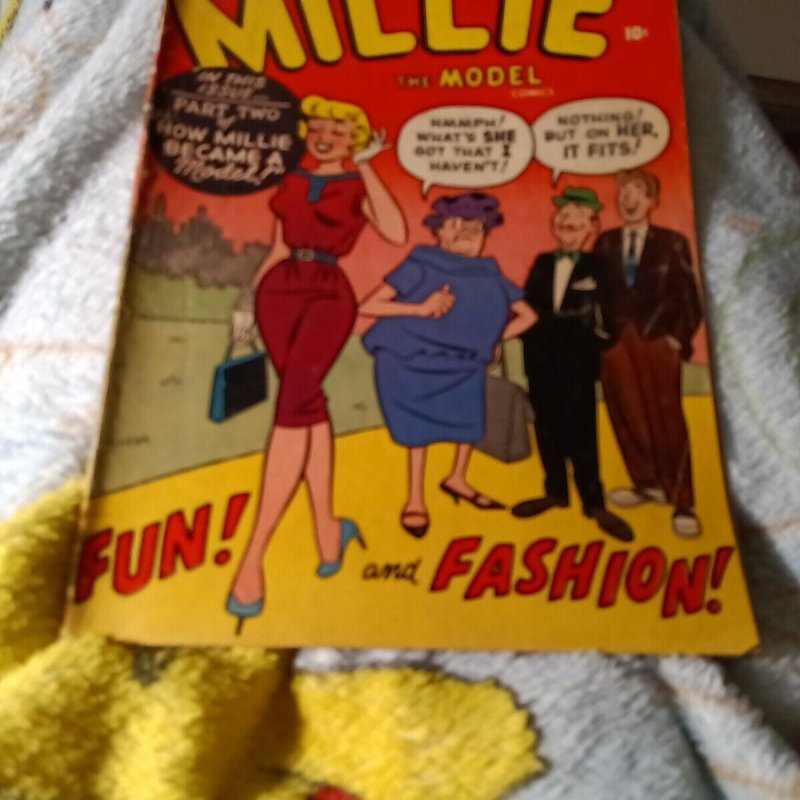 Millie the Model #92 marvel atlas timely comics 1959 Dan de Carlo good girl art