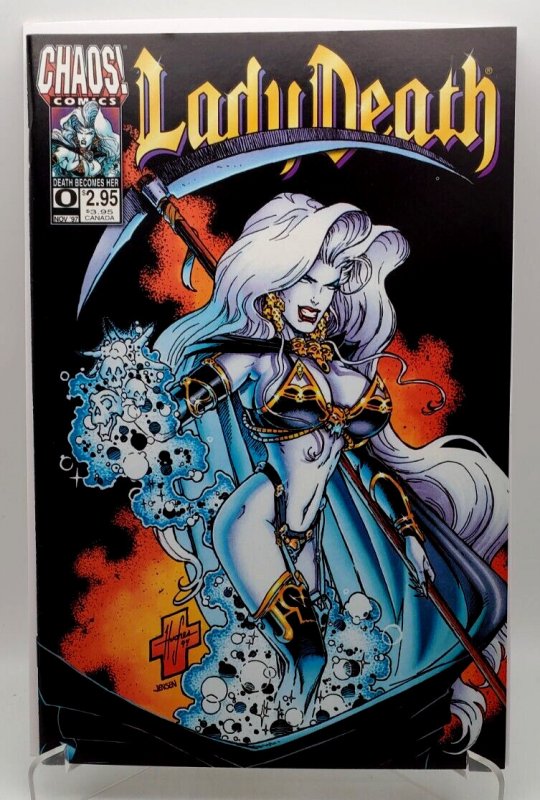 Lady Death #0 (1997) Death Becomes Her, First Printing, NM/NM+