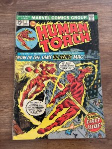 The Human Torch # 1 VG Marvel Comic Book 5 J291