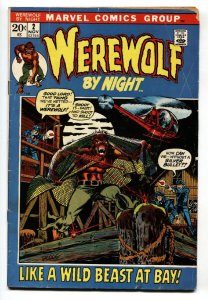 Werewolf By Night #2 comic book Marvel-Mike Ploog VG