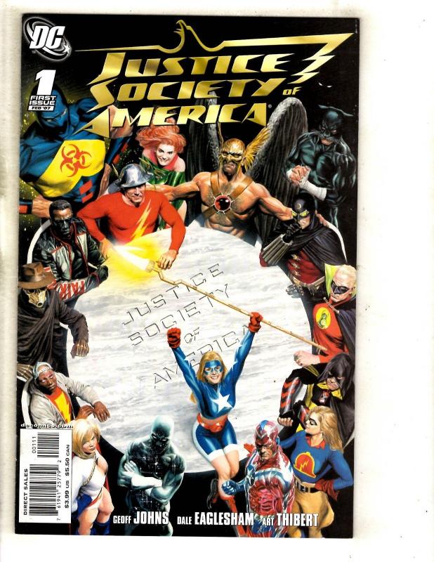 10 Justice Society Of America DC Comics # 1 2 3 5 6 7 8 9 10 Flash Superman MF15