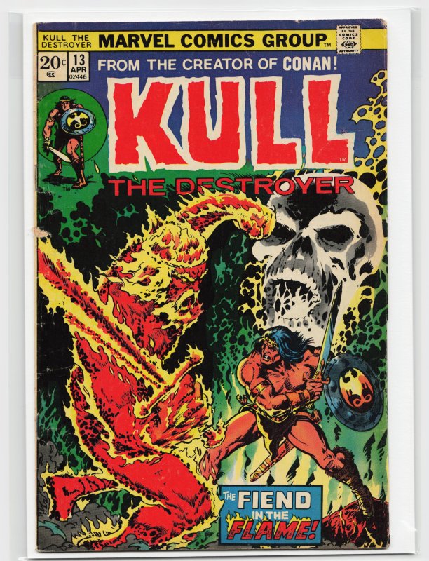 Kull the Destroyer #13 (1974) Kull