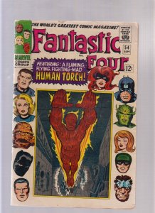 Fantastic Four #54 - 1st appearance John Prester (4.0) 1966