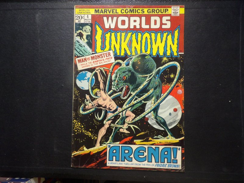 Worlds Unknown #4 (1973) FN