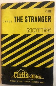 Cliffs notes Camus-The stranger 1965 unmarked 42p