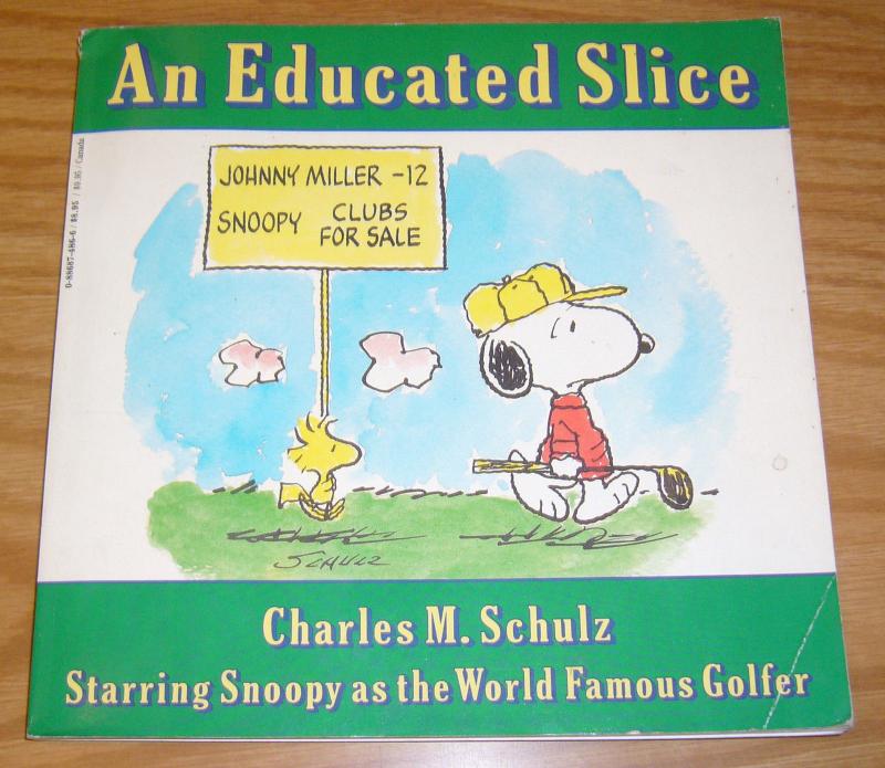 An Educated Slice SC FN- snoopy - peanuts - charles m. schulz - famous golfer