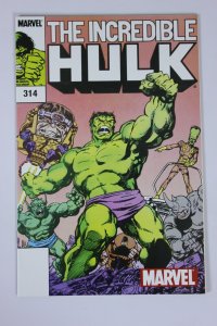 The Incredible Hulk #314 Marvel Legends Print (1985) Hulk NM