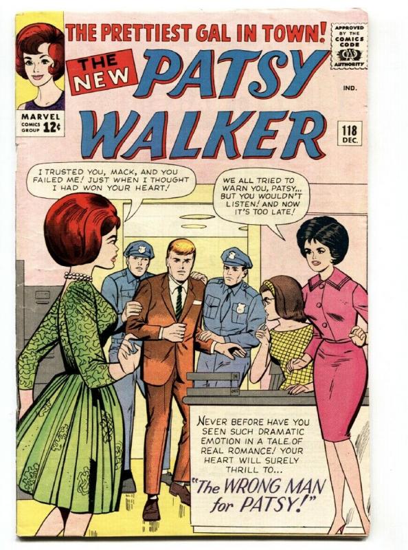 PATSY WALKER #118 1964- paper dolls- fashions- Marvel silver age FN