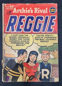 (1953) ARCHIE’S RIVAL REGGIE #9! Missing Centerfold! VERONICA!