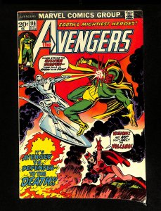 Avengers #116 Silver Surfer Vs Vision Defenders!