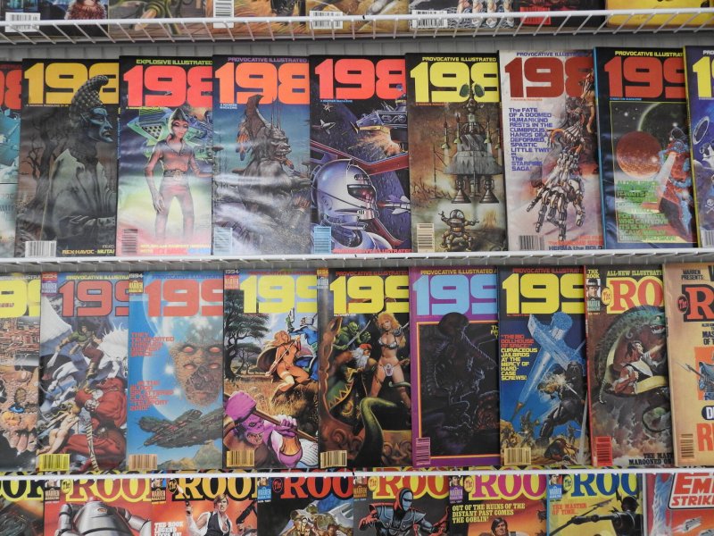 Huge Lot 85 Magazines W/ 1984, Rook, Spider-Man, Epic, +More Avg FN Condition!