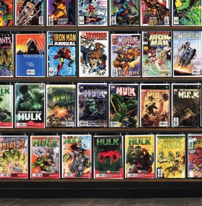 Huge Lot 140+ Comics with Wolverine, Iron Man, Incredible Hulk & More!