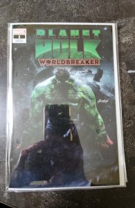 Planet Hulk Worldbreaker #1 Bosslogic Cover (2023) with COA