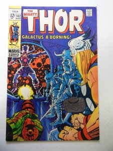 Thor #162 (1969) VG+ Condition stain fc