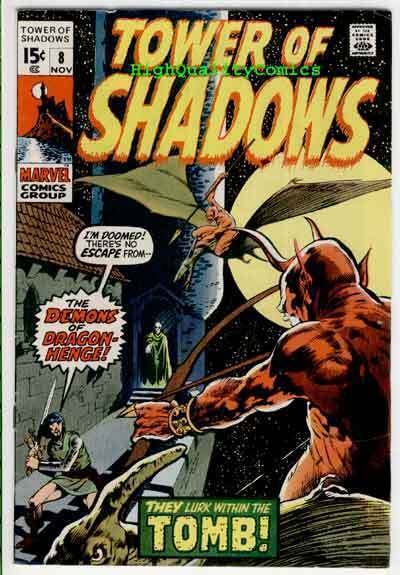 TOWER of SHADOWS #8, FN+, Bernie Wrightson, Wally Wood,1969,more Horror in store