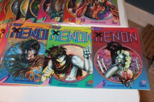 Complete Set Xenon 1 - 23 1987- 88 Eclipse Comic Manga Anime Heavy Metal Warrior