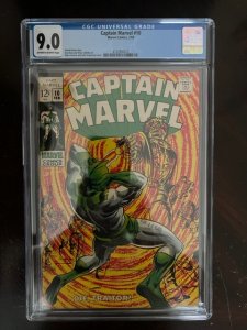 Captain Marvel #10 (1969) - CGC 9.0