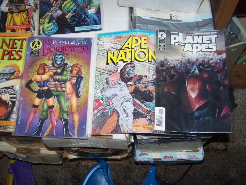  6 planet of the apes books  forbidden zone+ ape nation +ape city