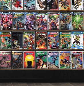 Huge Lot 150+ Comics with Justice League, Nexus, Superboy, Whisper & More!