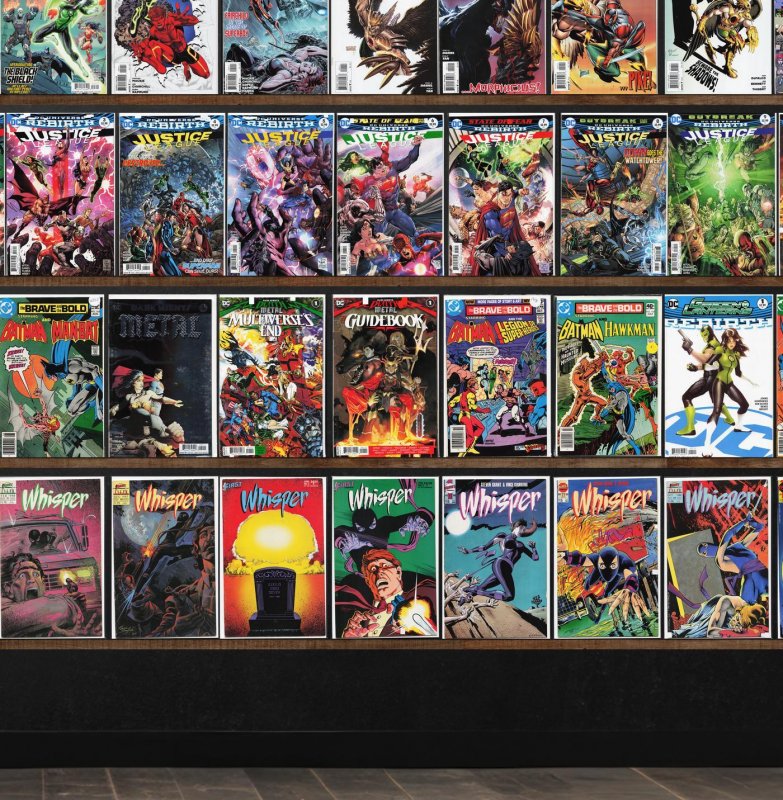 Huge Lot 150+ Comics with Justice League, Nexus, Superboy, Whisper & More!