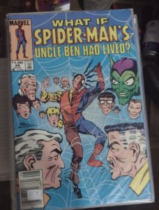 What If  # 46  1984  Marvel DISNEY   SPIDERMANS UNCLE BEN HAD LIVED NEWSTAND VAR