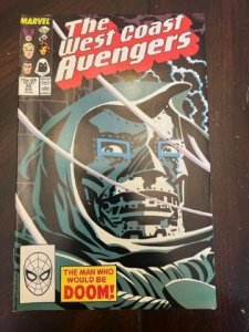West Coast Avengers #35 (1988) - NM Doom!