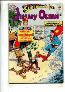 SUPERMAN'S PAL JIMMY OLSEN #85 (7.5) KING OLSENS PRIVATE ISLAND!! 1965