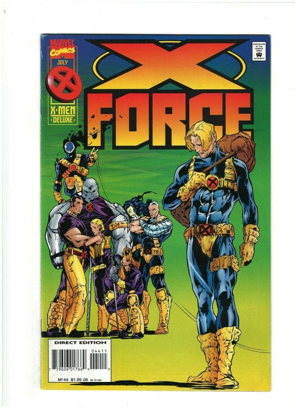 X-Force #44 VF+ 8.5 Marvel Comics 1995 Cannonball Leaves 759606017669