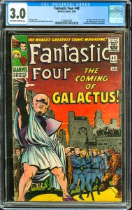 Fantastic Four #48 (1966) CGC Graded 3.0 - 1st Silver Surfer & Galactus (Cameo)